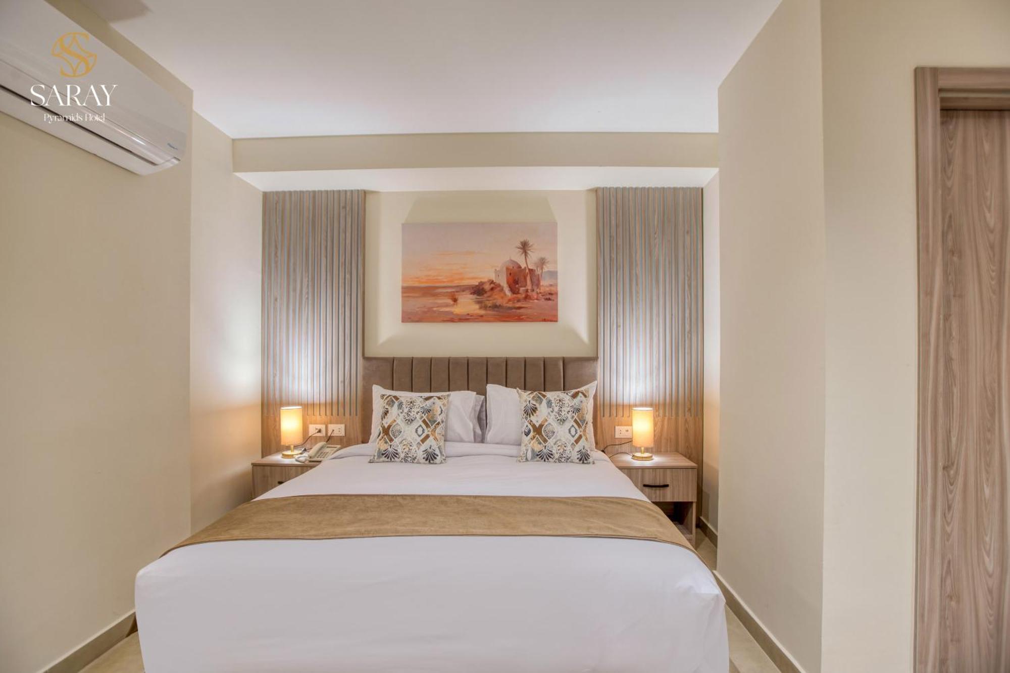 Saray Pyramids & Museum View Hotel Kafret el-Gabal Chambre photo