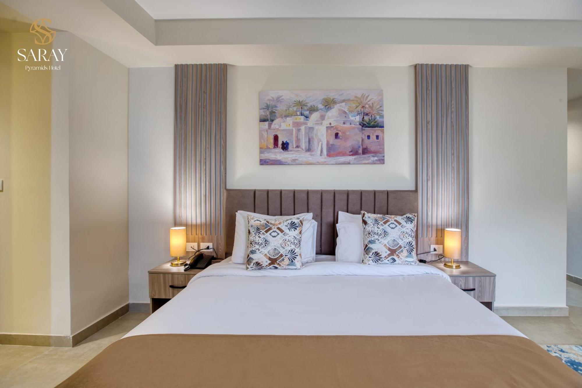 Saray Pyramids & Museum View Hotel Kafret el-Gabal Chambre photo