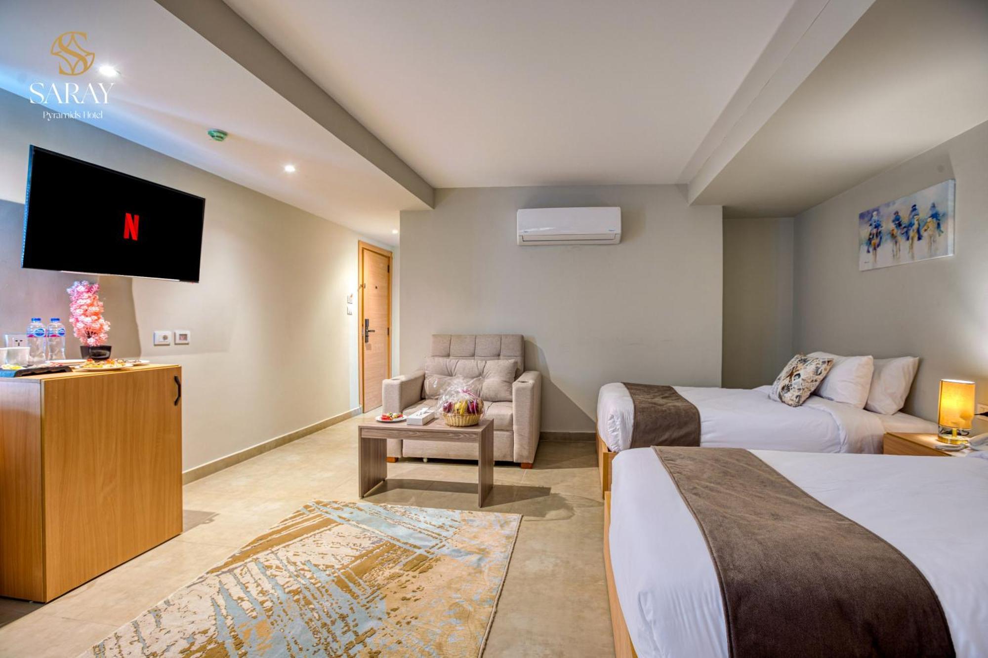Saray Pyramids & Museum View Hotel Kafret el-Gabal Chambre photo